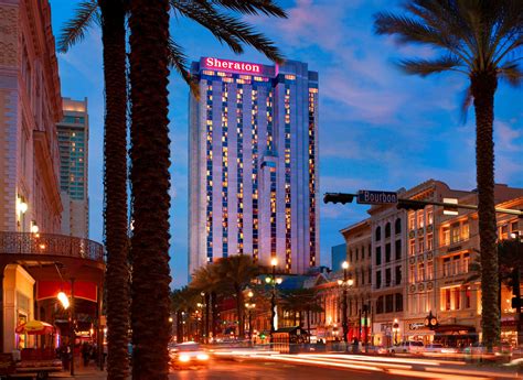 Sheraton new orleans - Sheraton New Orleans Hotel. 500 Canal Street, 70130 New Orleans. City center 1.00 km Train station 1.00 km. Hygiene & cleaning measures. Contactless reception of guests. Keep distance. Food & Beverage Safety.